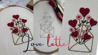 💌 Stitch a Love Letter: DIY Floral Heart Envelope Embroidery Tutorial screenshot 5
