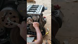 jcb engine fitting || jcb engine assembly