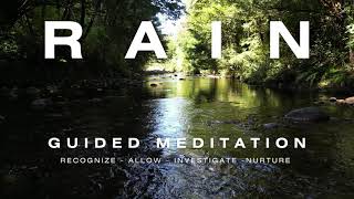 18 Minute Guided Meditation - RAIN Method for difficult emotions