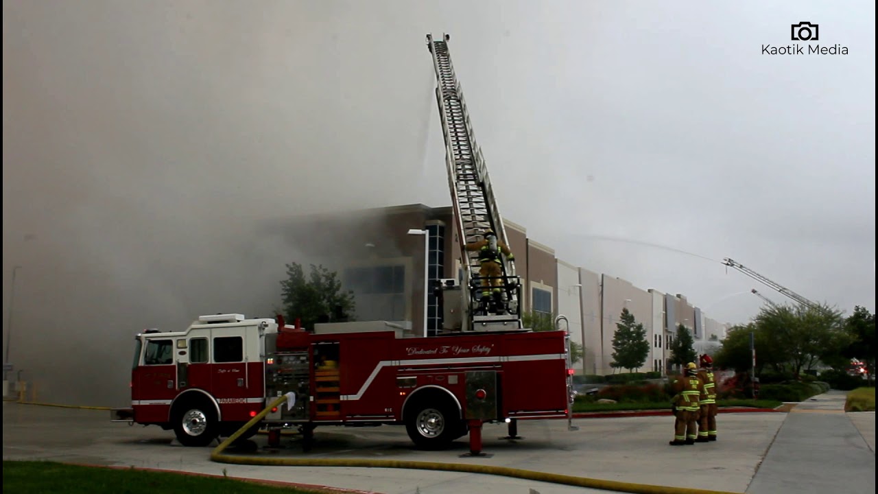 Massive Warehouse Fire At Amazon ThirdParty Distribution Center