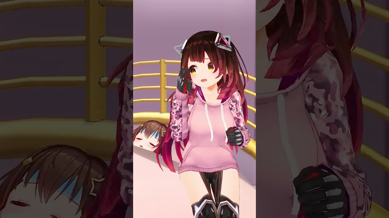 ツレがサァ！バチイケなんだけど！#熱があるって伝えたいだけなのに #海外旅行 #hololive #ホロライブ #ロボ子さん