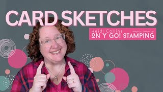 Easy Card Sketch for Handmade Cards – 4 Ways with Patterned Paper - Stampin' Up!® Cardmaking