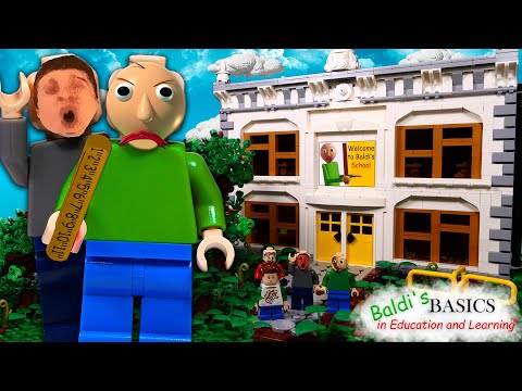 видео: LEGO Самоделка Baldi: ОГРОМНАЯ ШКОЛА / Baldi's BASICS in Education and Learning