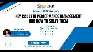 Key Issues on Performance Management & How to Solve Them