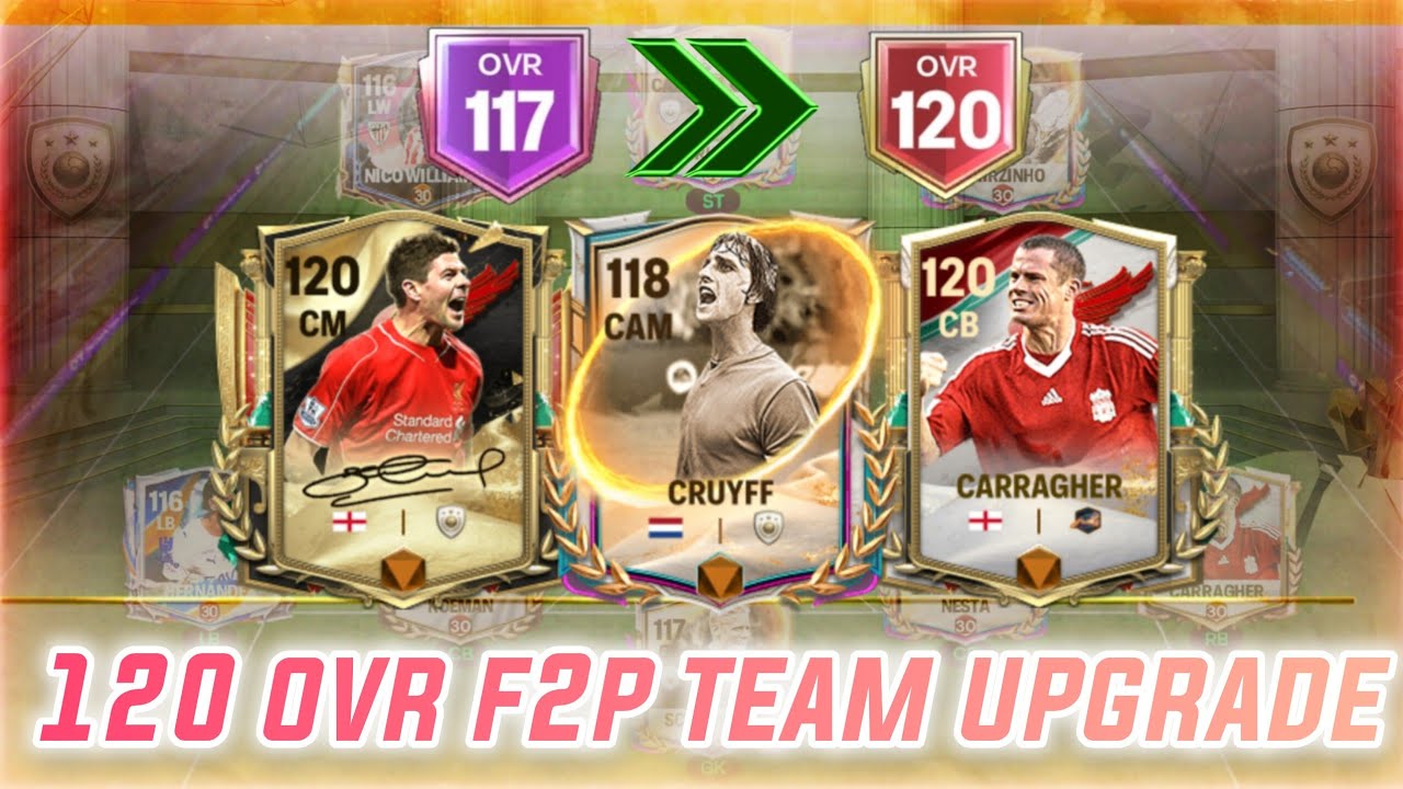 Улучшение команды до 120 OVR для игроков без доната + добавление новых иконок + невероятное откры...