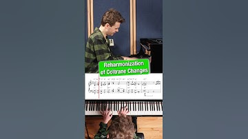 Reharmonization of Coltrane Changes #jazz #music #piano
