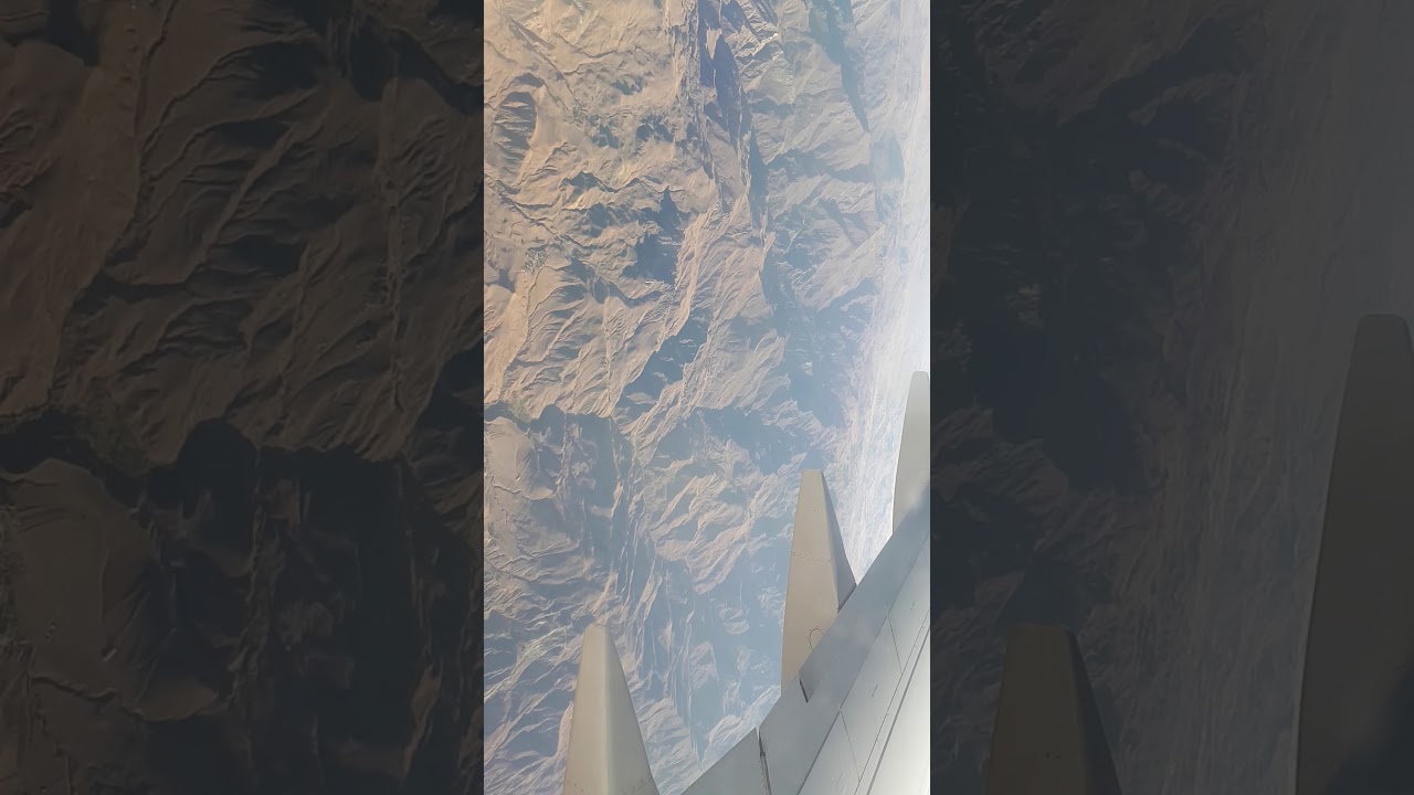 Aras nehrini havadan görüntülemek... see aras river from plane