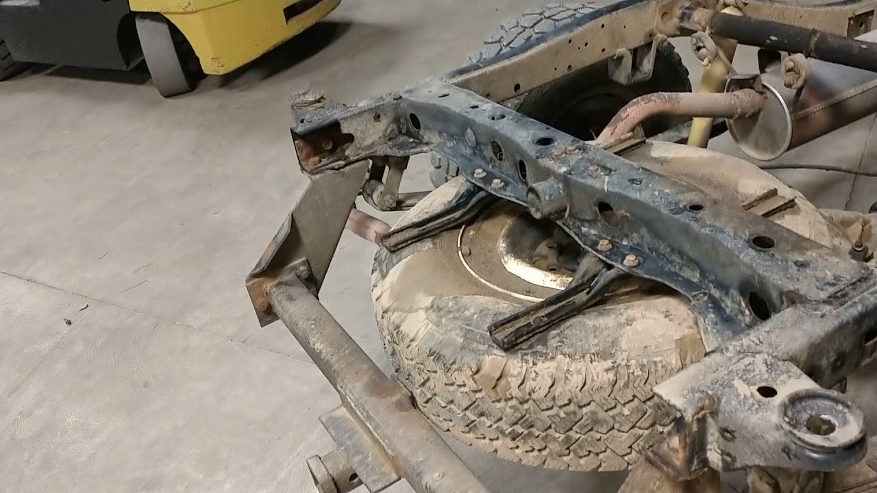 Basic walkthrough of taking a 1980's 4Runner body off the frame - YouTube