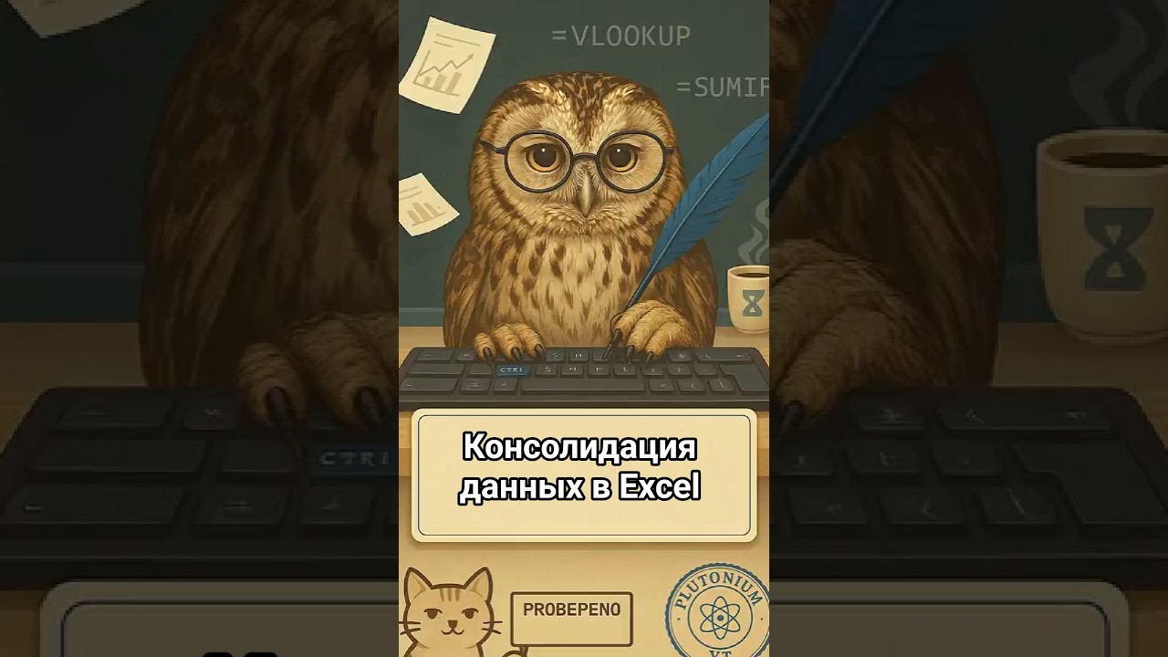 Консолидация данных в Excel 