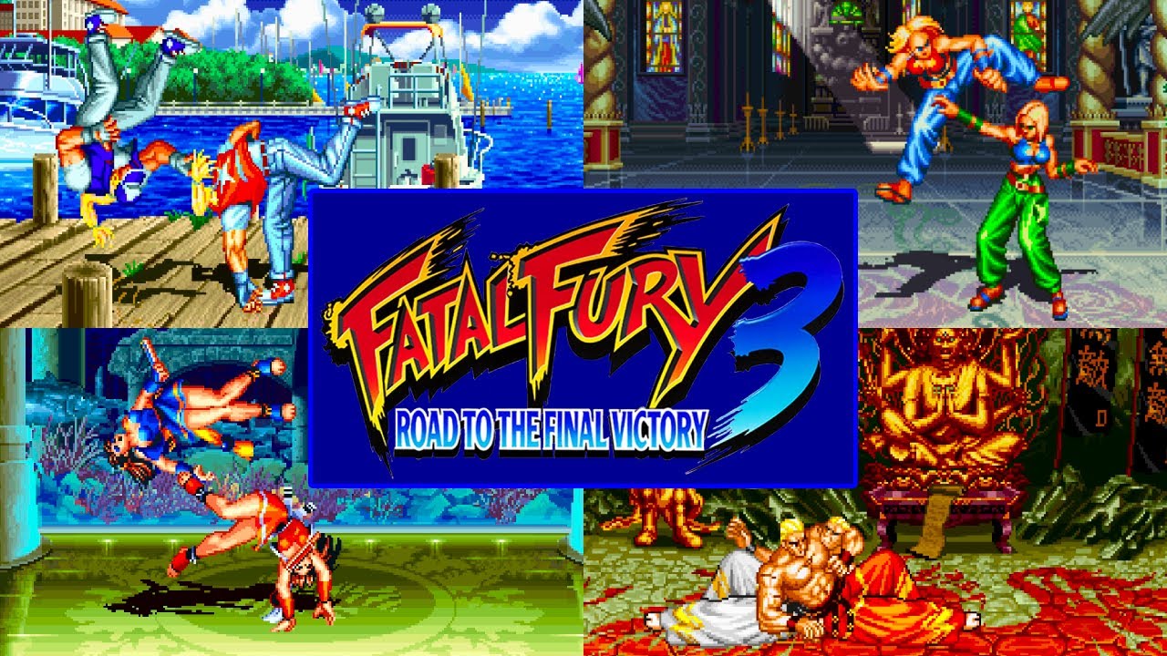 Fatal Fury 3 (Arcade vs Pc) Side by Side Comparison (Fatal Fury 3: Road to  the Final Victory) 