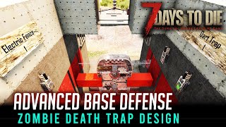 Advanced Horde Base Defense - Using electricity and traps in 7 Days to Die screenshot 1