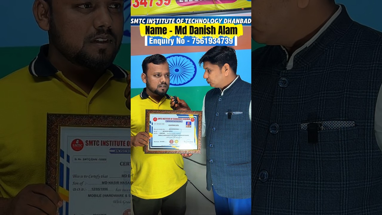 Name - Md Danish Alam, Mobile Repairing Course Complete Hardware Software Card And Chip Level Trng