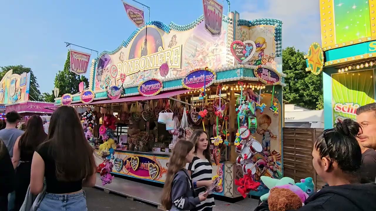 Sprödentalkirmes Krefeld 2025 -  Rundgang - QHD
