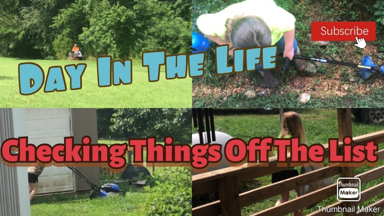 Day in the Life||Checking Things Off The List - YouTube