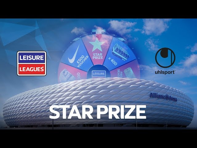 STAR PRIZE - New Prize Draw | Leisure Leagues