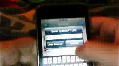 how to get icy on ipod touch