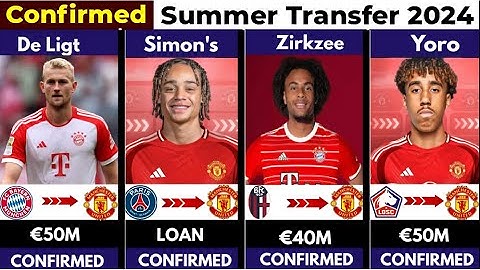 🚨 Confirmed Transfers News 2024: Simon, Zirkzee, & De Ligt to United! 🔥🤯