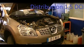 VideoTutorial HD | Procedimiento de Cambio Kit Distribucion Nissan Qashqai 1.5 DCI - YouTube