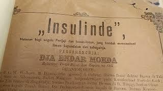Sebuah koleksi khas Leiden University Library: berkala INSULINDE yg terbit di Padang awal 1900an.