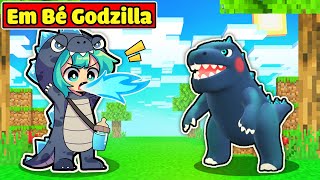 EM BÉ YUMMIE GODZILLA ĐƯỢC HIHA NHẬN NUÔI TRONG MINECRAFT*EM BÉ GODZILLA CUTE 🌝