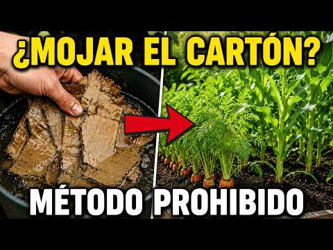 Hierve un Pedazo de Cartón y Échalo en tu Huerto — El Truco Barato que Despierta la Tierra
