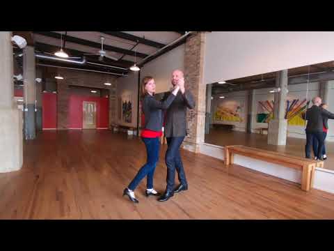 Wedding Dance Lesson - Basic step (the box)