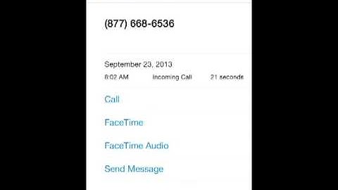 How to block a call not in your contacts (iOS7)