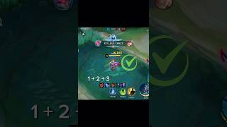 Saber's Combo For Beginner #mobilelegends #mlbb #guide #mlbbshorts #tutorial