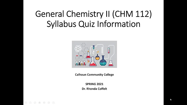 2021S CHM 112 Orientatin Video