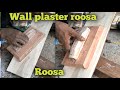 How to level the wall plaster is made in rusha 💡 asan dewall plaster lakadi ka roosa #rusha #plaster