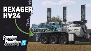 Wóz asenizacyjny Rexager w grze Farming Simulator