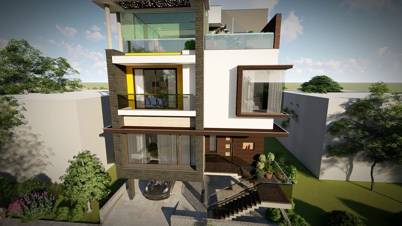 Arumbakkam House, Terrace Animation. Ansari Architects