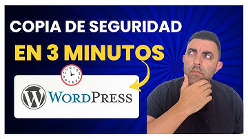 🔒Cómo hacer una [COPIA de SEGURIDAD] de una Página Web en WordPress |  2026