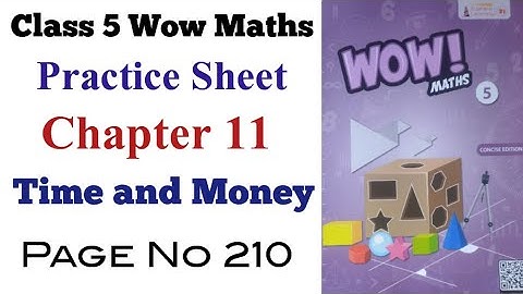 Practice Sheet Chapter 11 Class 5 Wow Maths