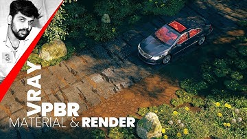 How to apply Vray PBR Material in 3ds Max Tutorial Tamil