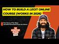 How to Build a LEGIT Online Course (That Works in 2026)