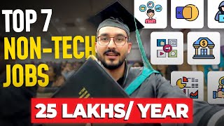 No Interest in Coding? Top 7 Non-Tech Placements [upto 25LPA] | Career Options after BTech / BE