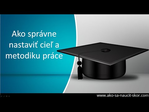 Video: Ako Napísať Prejav K Diplomovej Práci