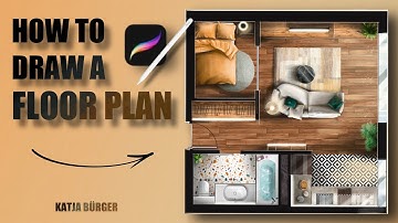HOW TO DRAW A FLOOR PLAN in Procreate