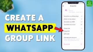 How To Create A WhatsApp Group Link | Invite People To Join WhatsApp Group 2026 screenshot 4