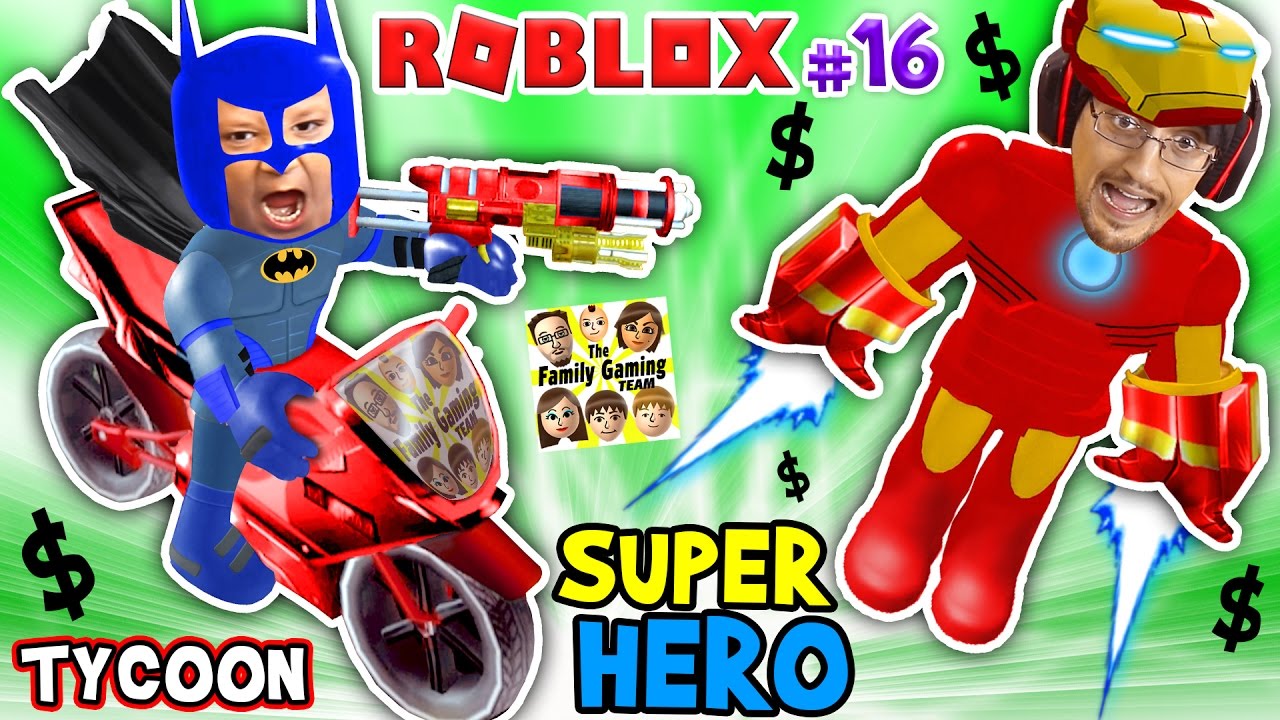 username ของ easy net  New 2022  ROBLOX SUPER RICH HEROES $$$$ Iron Man Duddy vs Batman Chase SUPERHERO TYCOON (FGTEEV #16 Gameplay)