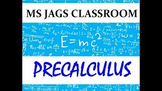 Precal 3.1 - Rational Functions Part 3