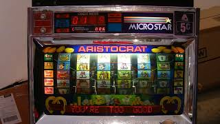 Aristocrat Mircostar Royal Ascot 6 Reel Slot Machine