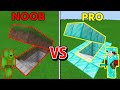 Minecraft NOOB vs PRO: Secret Bunker BUILD CHALLENGE image