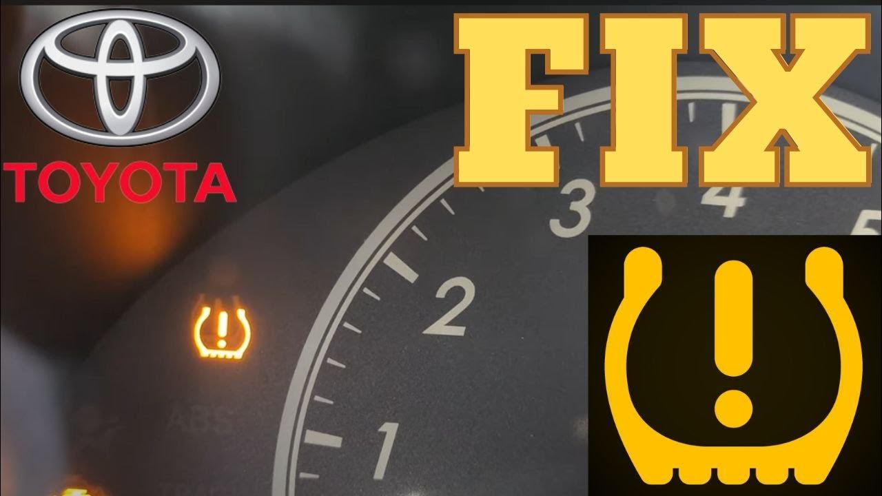TPMS RESET ON TOYOTA COROLLA - YouTube