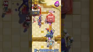 ¡P.E.K.K.A + Leñador + Bruja Evo! El Ataque Más Salvaje del Meta 😱 #clashroyale #gaming #shorts