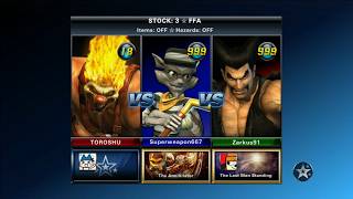 ᴿᴱᵁᴾᴸᴼᴬᴰ PlayStation All-Stars Battle Royale - Superweapon667(Sly/Ratchet) vs Zarkus91(Heihachi)
