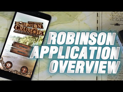 Robinson Crusoe app - presentation and breakdown with the designer