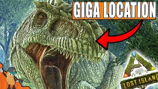 Where To Find Giga On Ark Lost Island! Ark Lost Island Giga Location