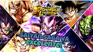 La saga de los Saiyan esta god en legends! PvP con Saiyan Saga | DB Legends Español